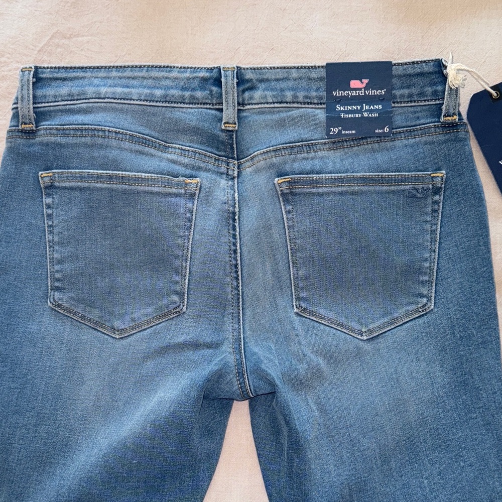 Vineyard Vines Women's Skinny Jeans - Blue 6 29”